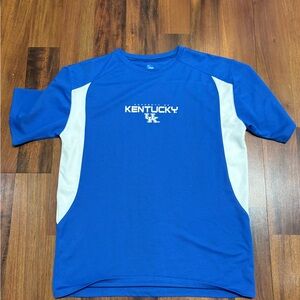 Blue and White Kentucky Men's Shirt
